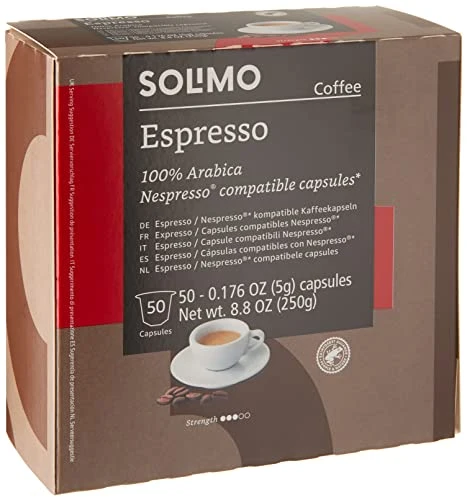 Fine Crafted Espresso Capsules 50 Count Superior