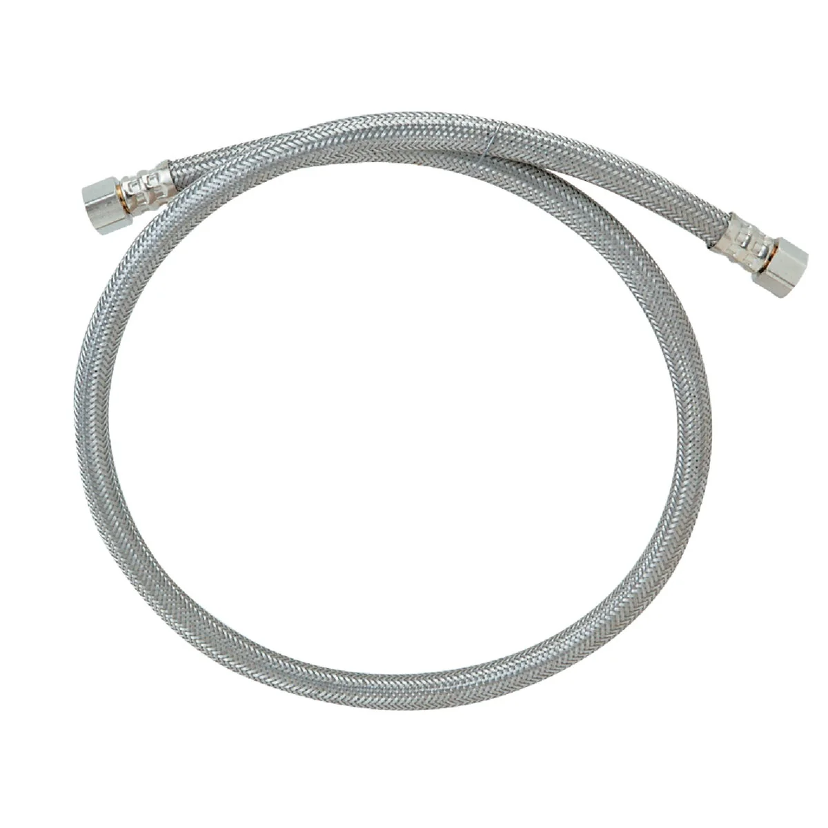 Enhanced B K 3 8 In. C x 3 8 In. C x 36 In. L Stainless Steel Faucet Connector Safe