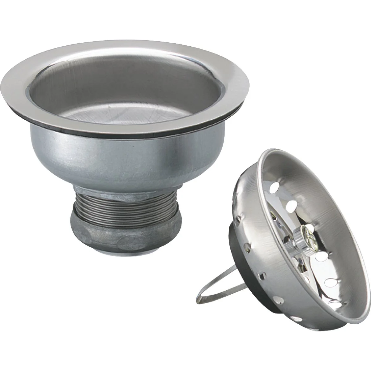 Minimalist Keeney 3-1 2 in. to 4 In. Stainless Steel Basket Strainer Assembly Authentic