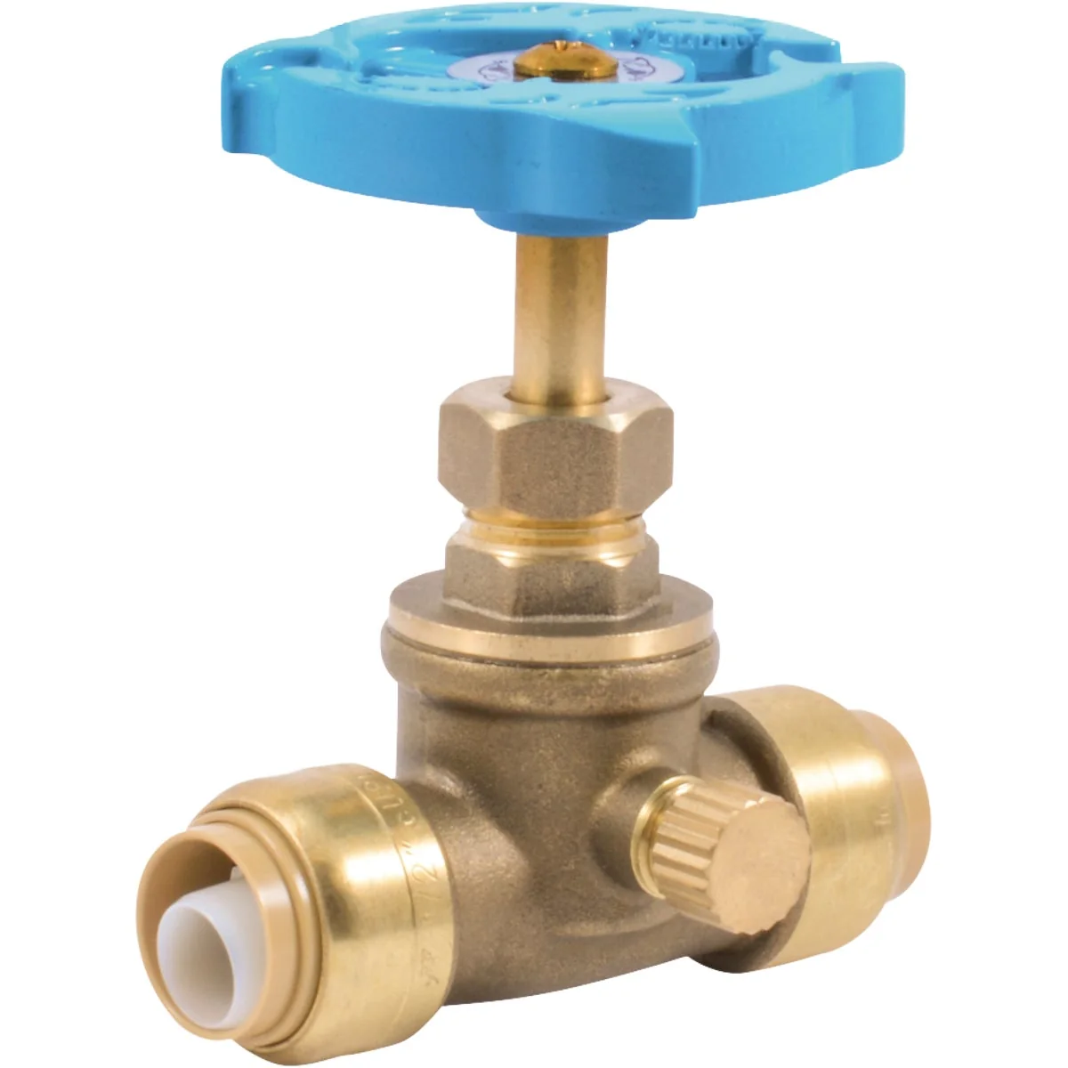 Superior Sharkbite 1 2 In. SB x 1 2 In. SB Brass Push-to-Connect Gate Valve Outstanding