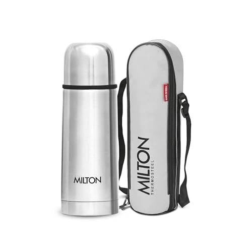 Optimized Small Flask 12 oz Insulated Water Bottle with Cover Green