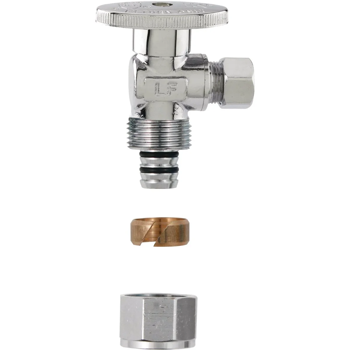 High-End Plumb Pak No Crimp 1 2 In. x 3 8 In. Quarter Turn PEX Angle Valve Durable