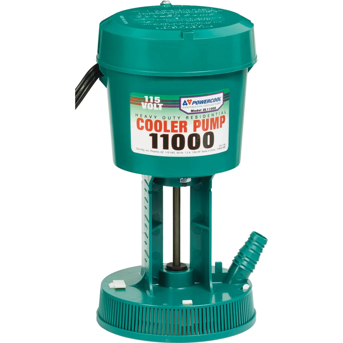 Environmentally Friendly Dial 115V 11 000 CFM 420 GPH Premium Evaporative Cooler Pump