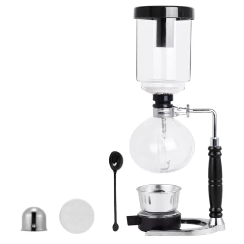 Practical Siphon Syphon Coffee Maker Tabletop Glass Siphon Pot Glass Technica Siphon Vacuum Coffee Maker Quality