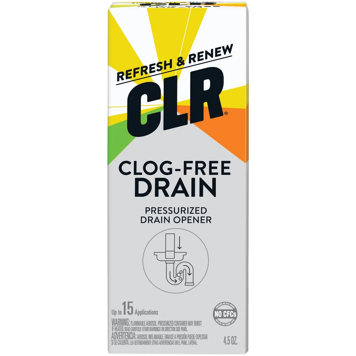Original Design CLR Clog Drain 4.5 Oz. Air-Pressure Drain Opener Casual