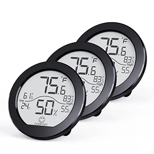 Durable Indoor Digital Hygrometer Thermometer for Room Temperature Humidity Meter Environmentally Friendly