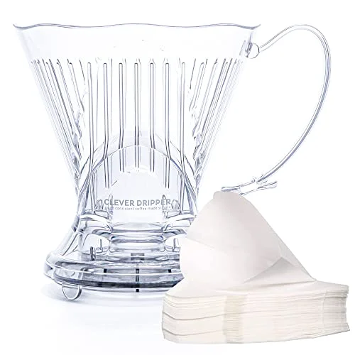 Modern Coffee Dripper and Filters Sustainable
