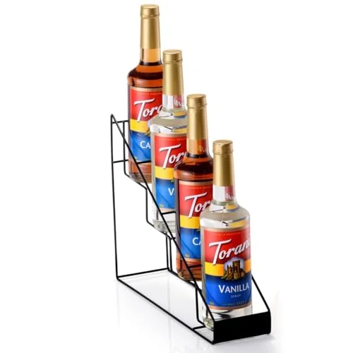 Sustainable Coffee Syrup Rack for Coffee Bar Accessories Professional