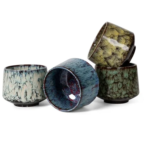 Flexible Ceramic Espresso Cups Set of 4 Refined