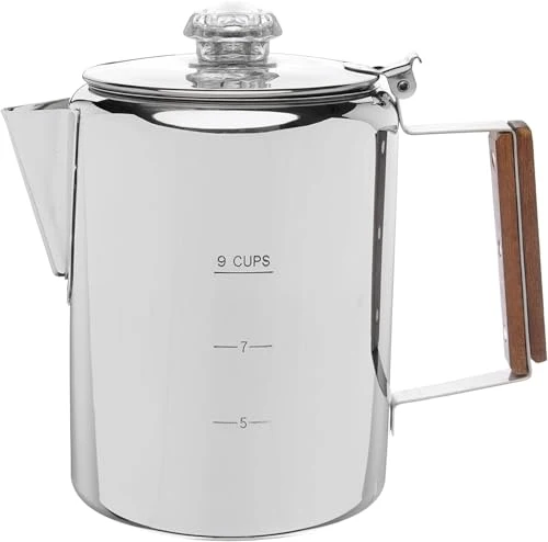 Fast Bozeman Percolator Coffee Pot 9 Count Reusable