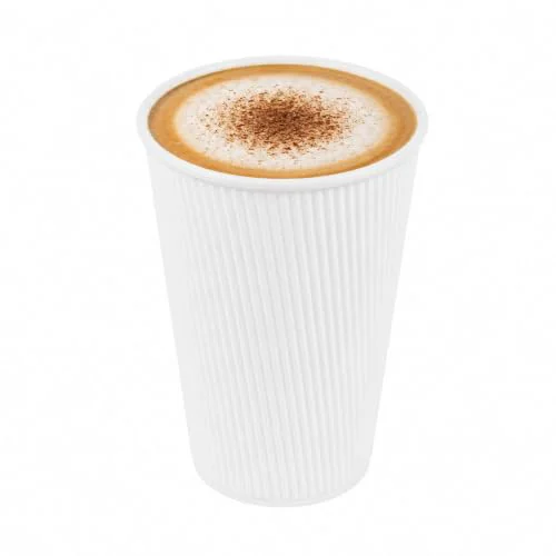 Healthy Coffee Cups 500 Pack of 16 oz Ripple Wall Insulated Coffee Cups Non 500 Count Trendy