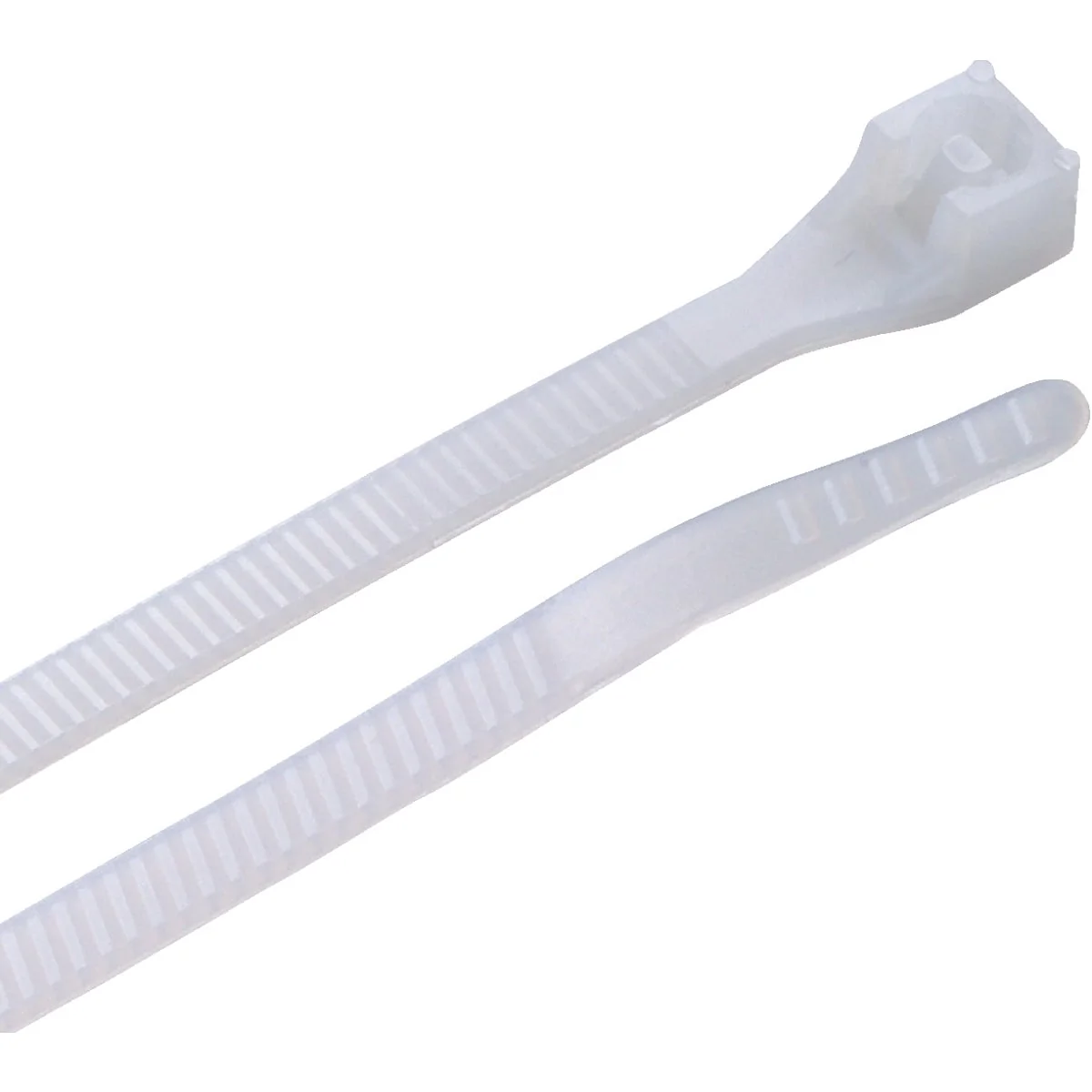 Certified Gardner Bender DoubleLock 8 In. x 0.17 In. Natural Color Nylon Cable Tie 1000-Pack High-Performance