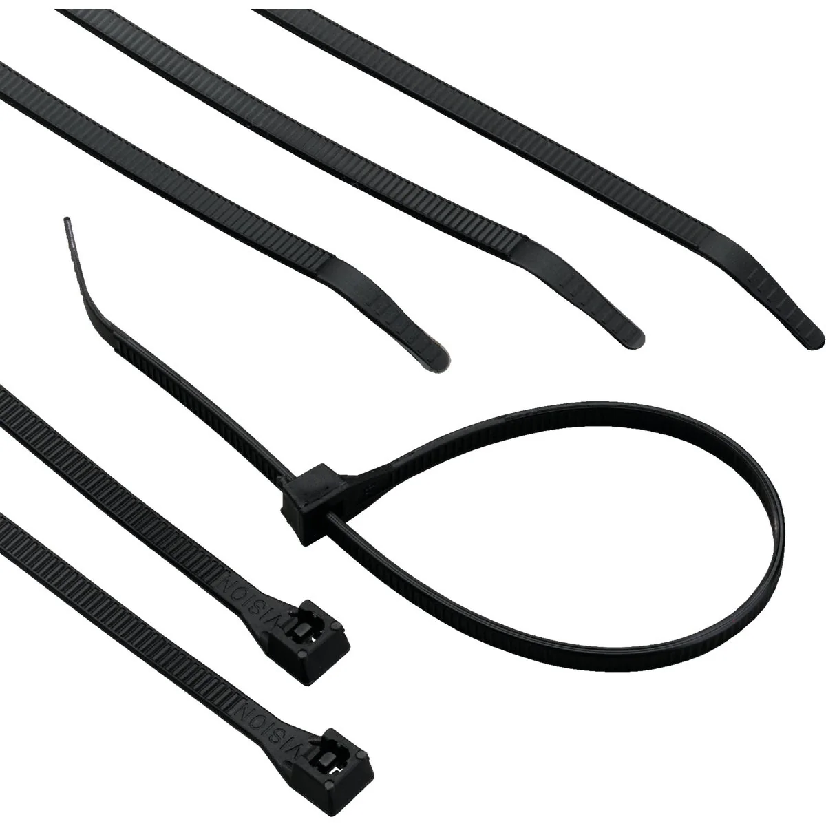 Trusted Gardner Bender 8 In. x 0.17 In. Black Nylon Ultra Violet Cable Tie 15-Pack Elegant