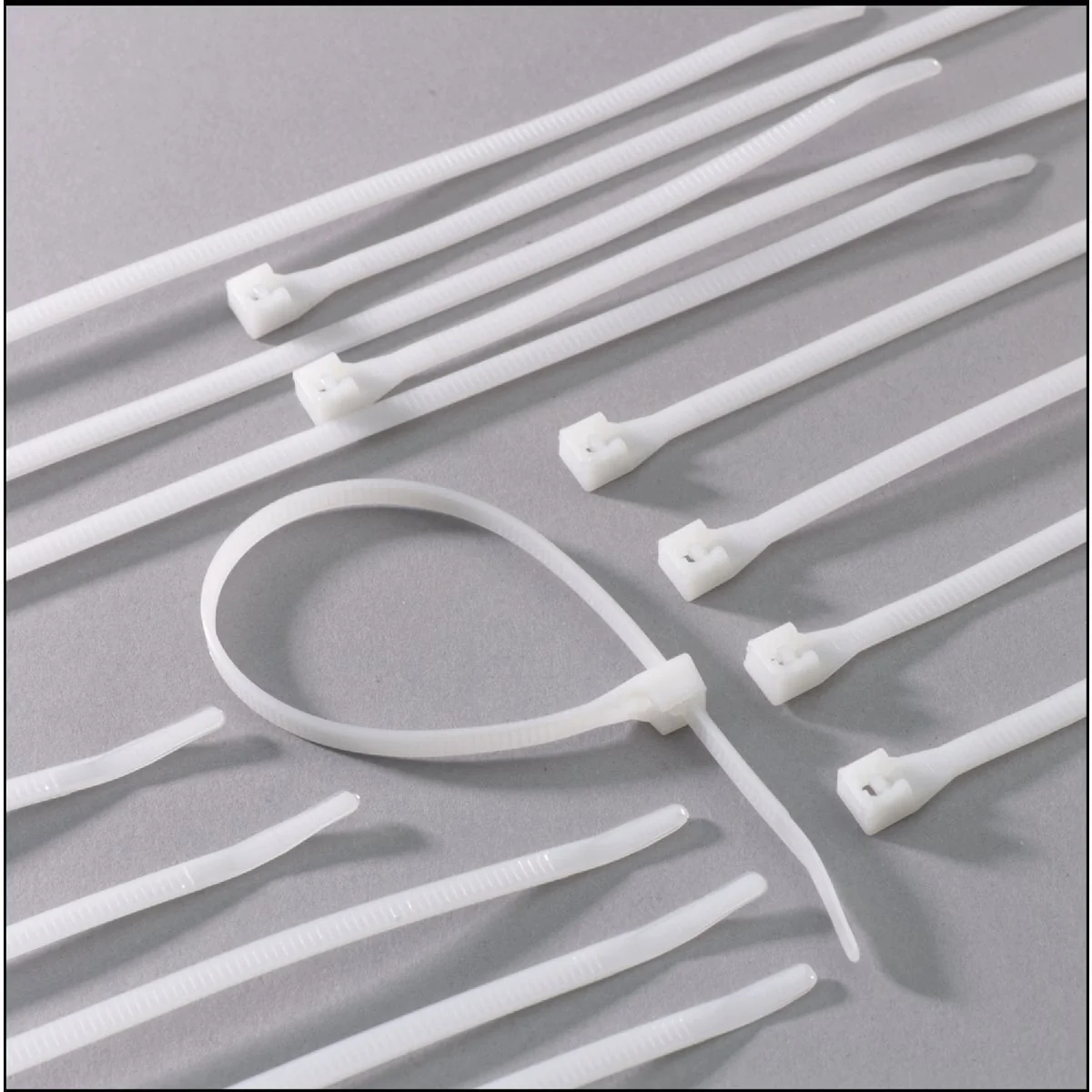 High-Performance Gardner Bender DoubleLock 8 In. x 0.17 In. Natural Color Nylon Cable Tie 20-Pack Fine