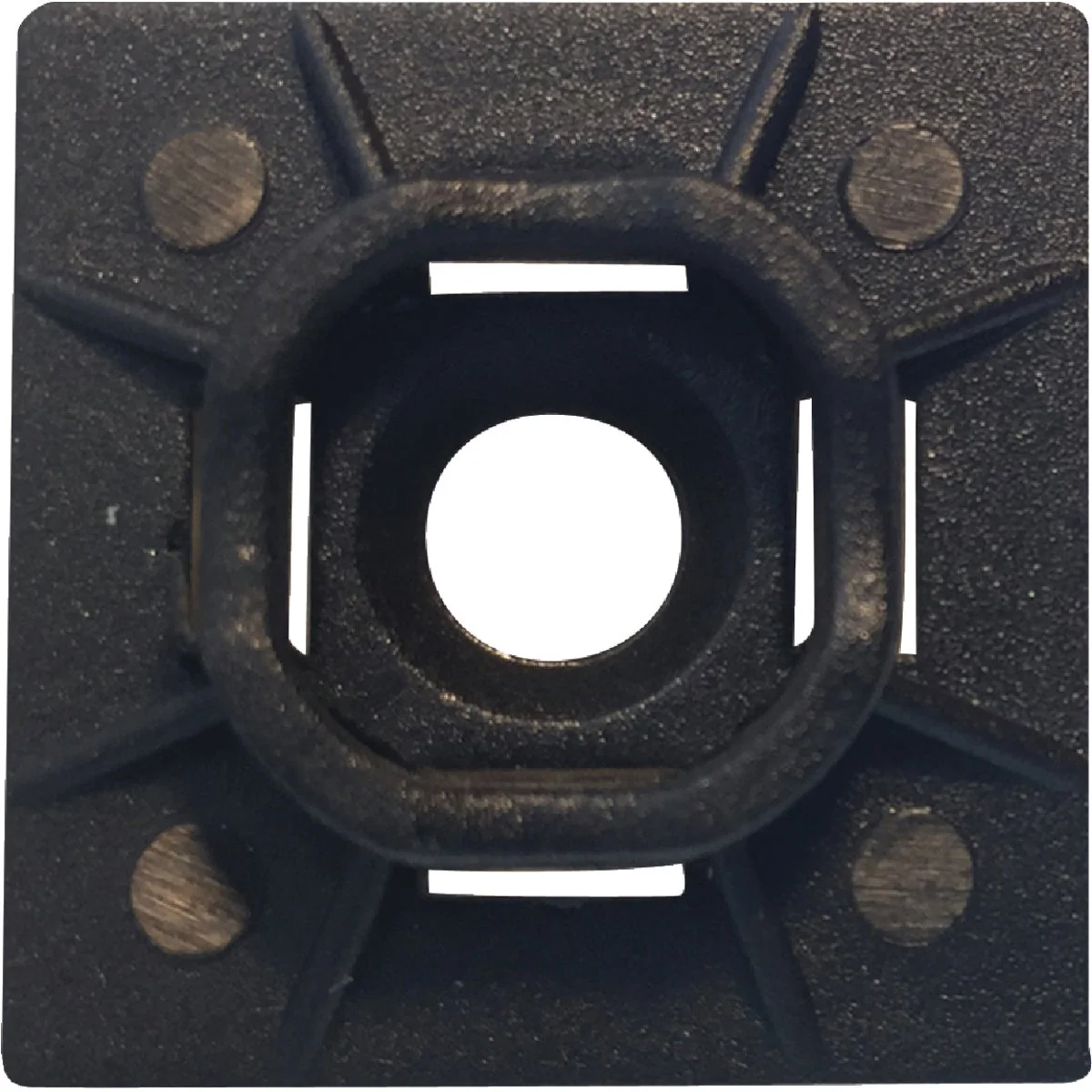 Carefully Designed Gardner Bender 0.10 In. to 0.17 In. Black Nylon Adhesive Cable Tie Mounting Pad 5-Pack Specialty