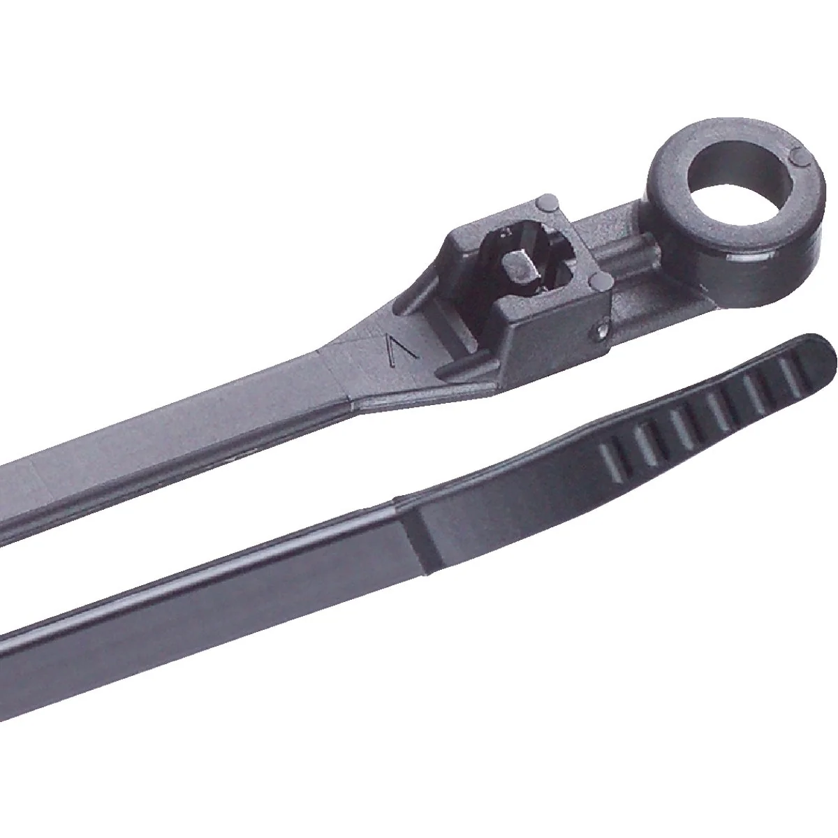 Optimized Gardner Bender 8 In. x 0.17 In. Black Nylon Ultra Violet Mounting Cable Tie 100-Pack Casual
