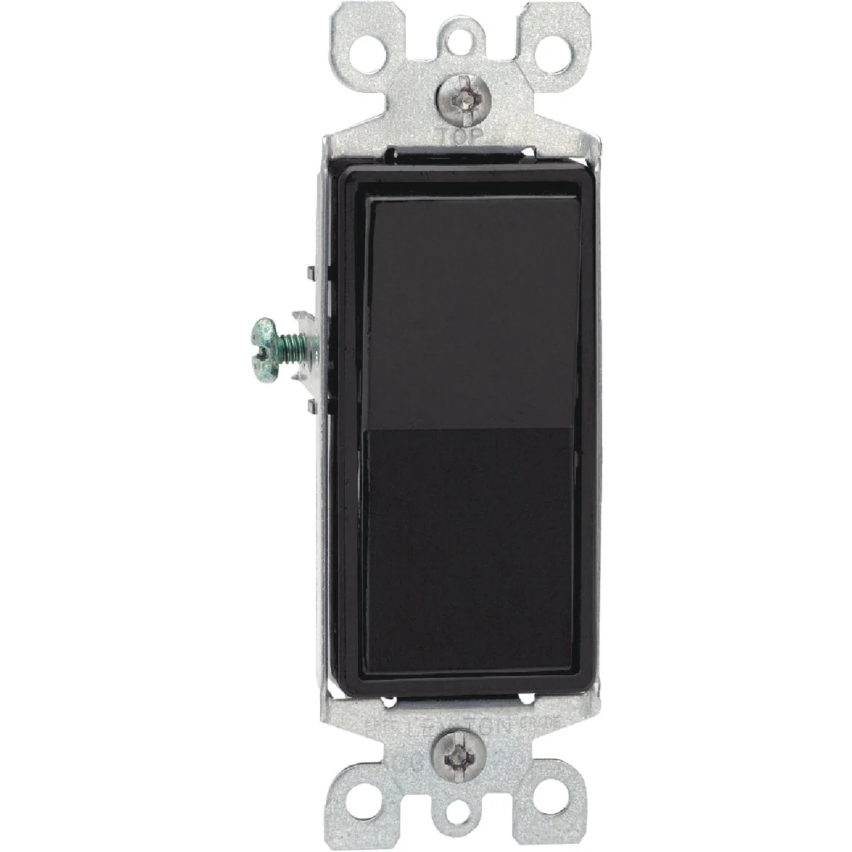 Lightweight Leviton Decora Rocker Black 15A Grounded 3-Way Switch Healthy