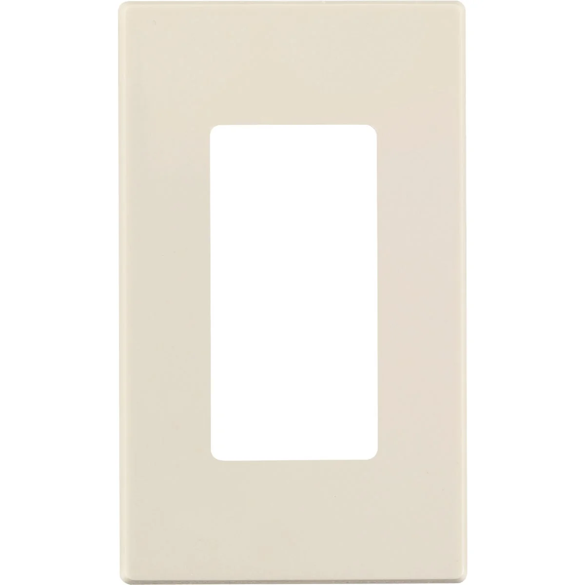 Top-Quality Leviton Decora Plus 1-Gang Poly Carbonate Screwless Decorator Wall Plate Light Almond Detailed
