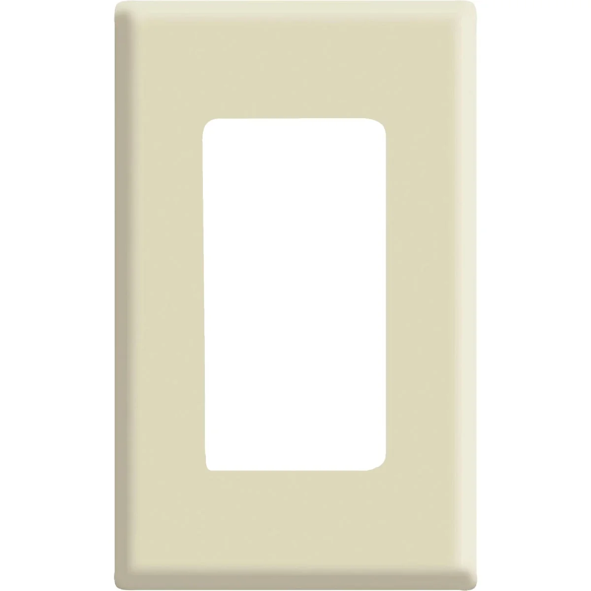 Powerful Leviton Decora Plus 1-Gang Poly Carbonate Screwless Decorator Wall Plate Ivory First-Class