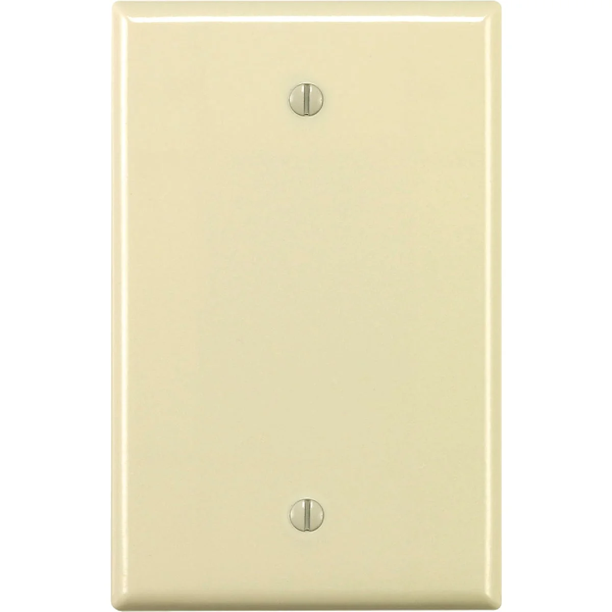 Professional Leviton 1-Gang Midway Thermoset Blank Wall Plate Light Almond High-Quality