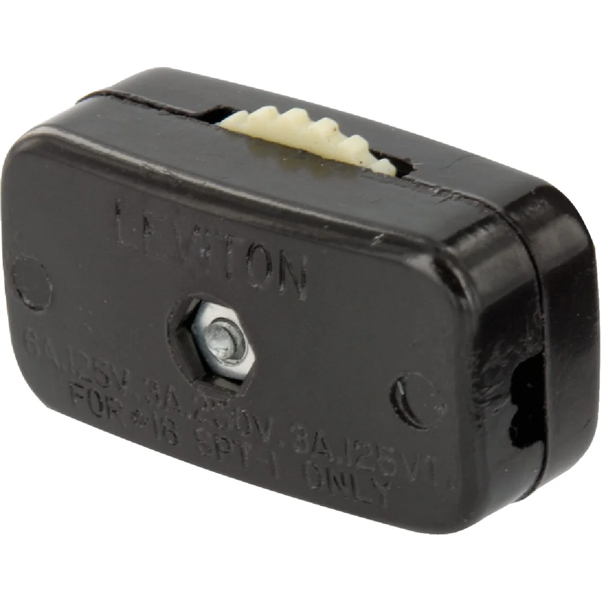 Versatile Leviton 3A 6A Brown Dial Cord Switch Soft