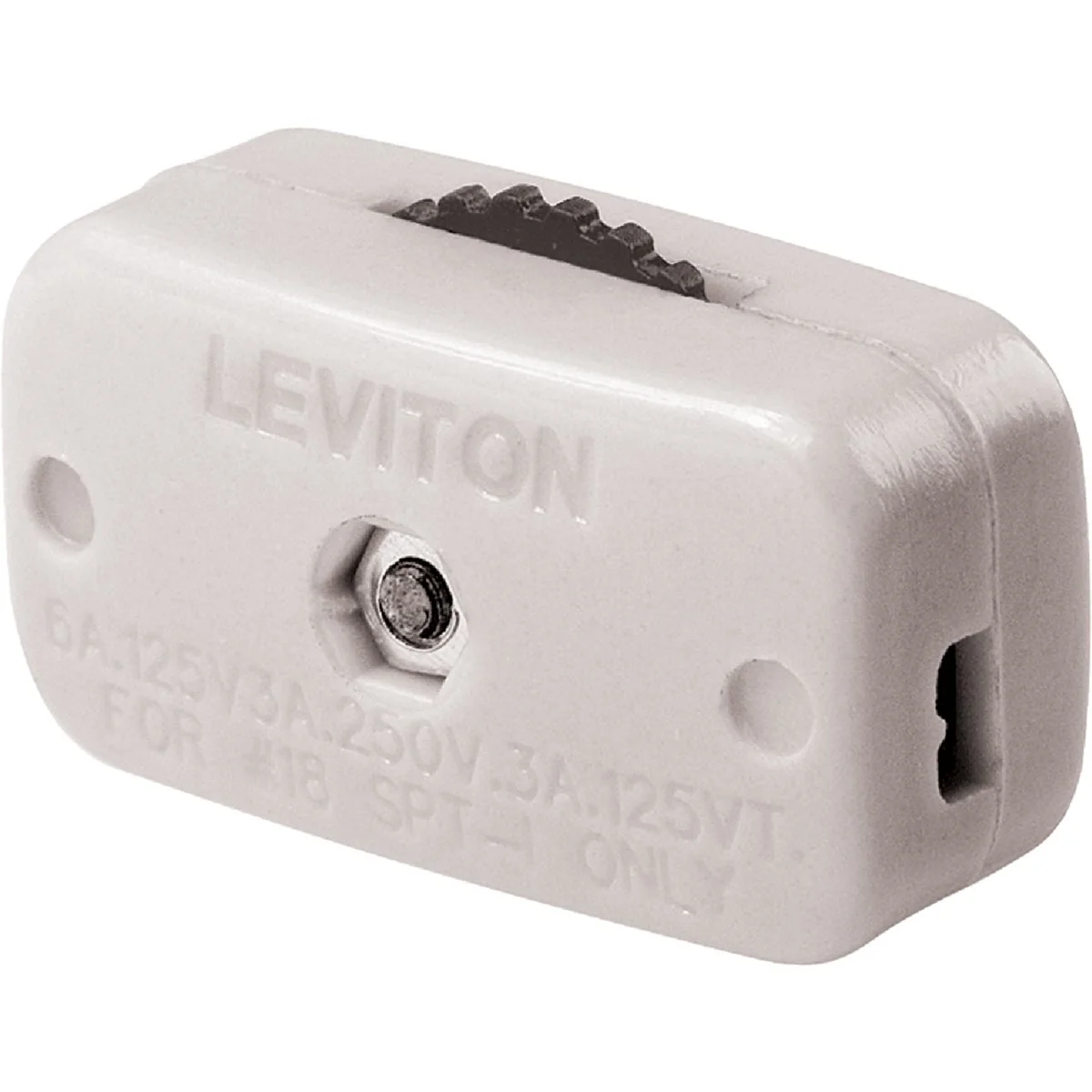 Refined Leviton 3A 6A White Dial Cord Switch Practical