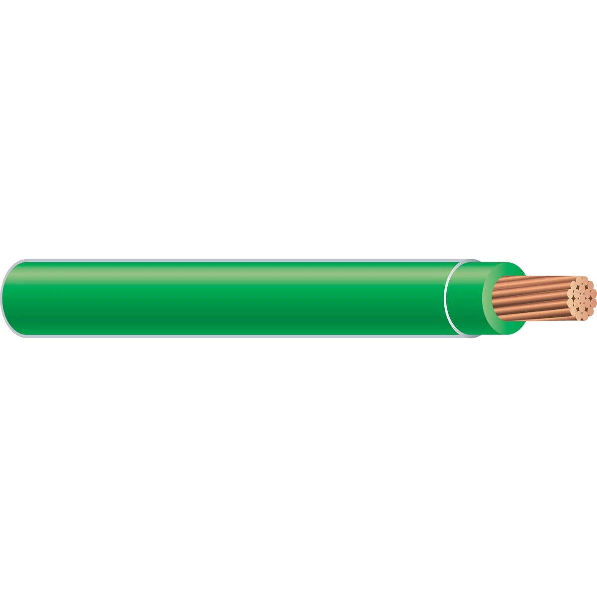Traditional Southwire 500 Ft. 6 AWG Stranded Green THHN Electrical Wire Elite