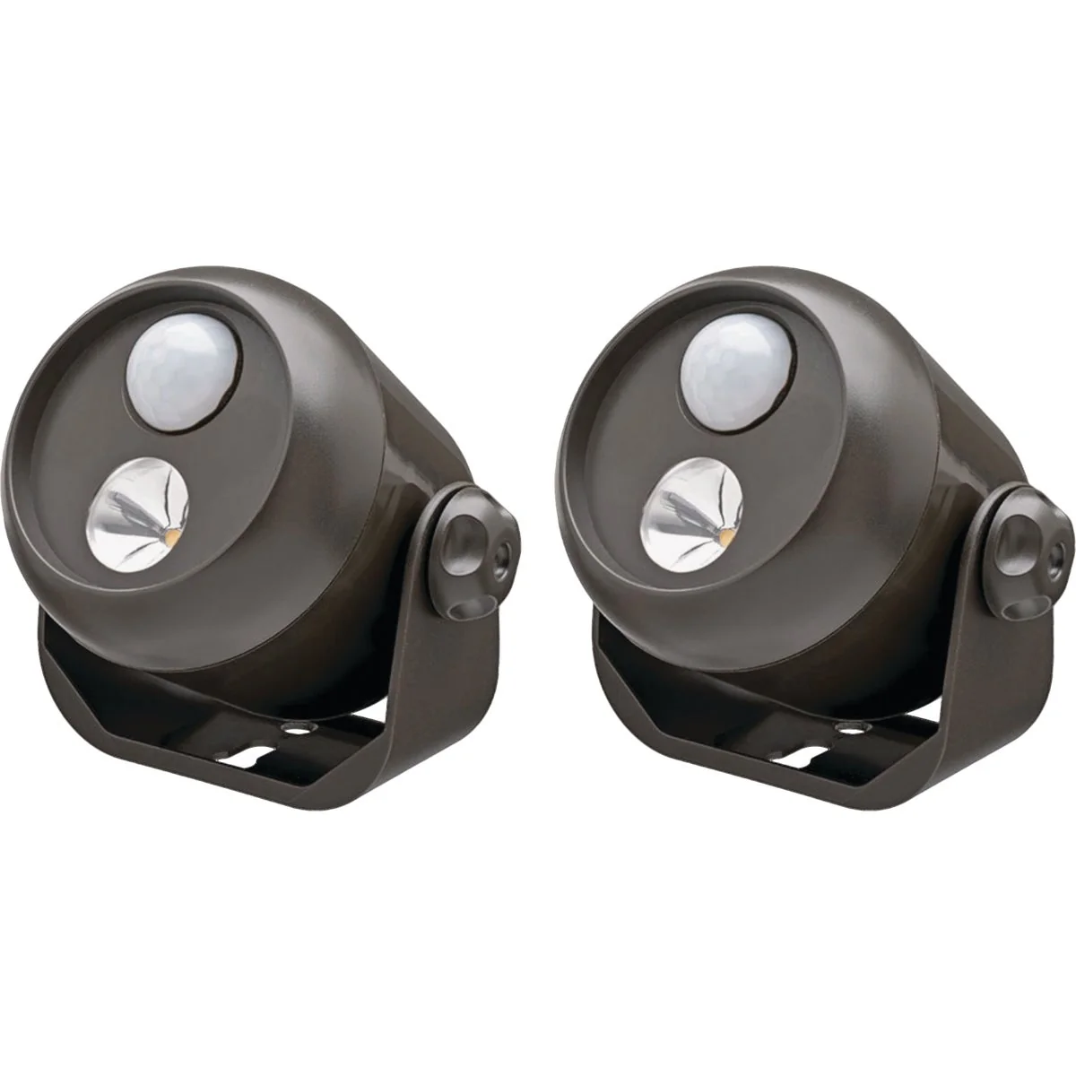 Versatile Mr. Beams 80-Lumen Brown Motion Sensing Dusk-To-Dawn Spotlight Outdoor Battery Operated LED Light Fixture Carefully Designed