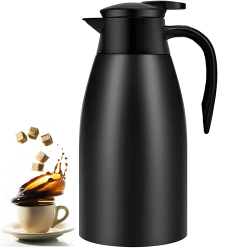 Professional 70oz Coffee Carafe Airpot Insulated Coffee Urn Stainless Steel Vacuum Thermal Pot Flask Dispenser for Coffee Prestigious
