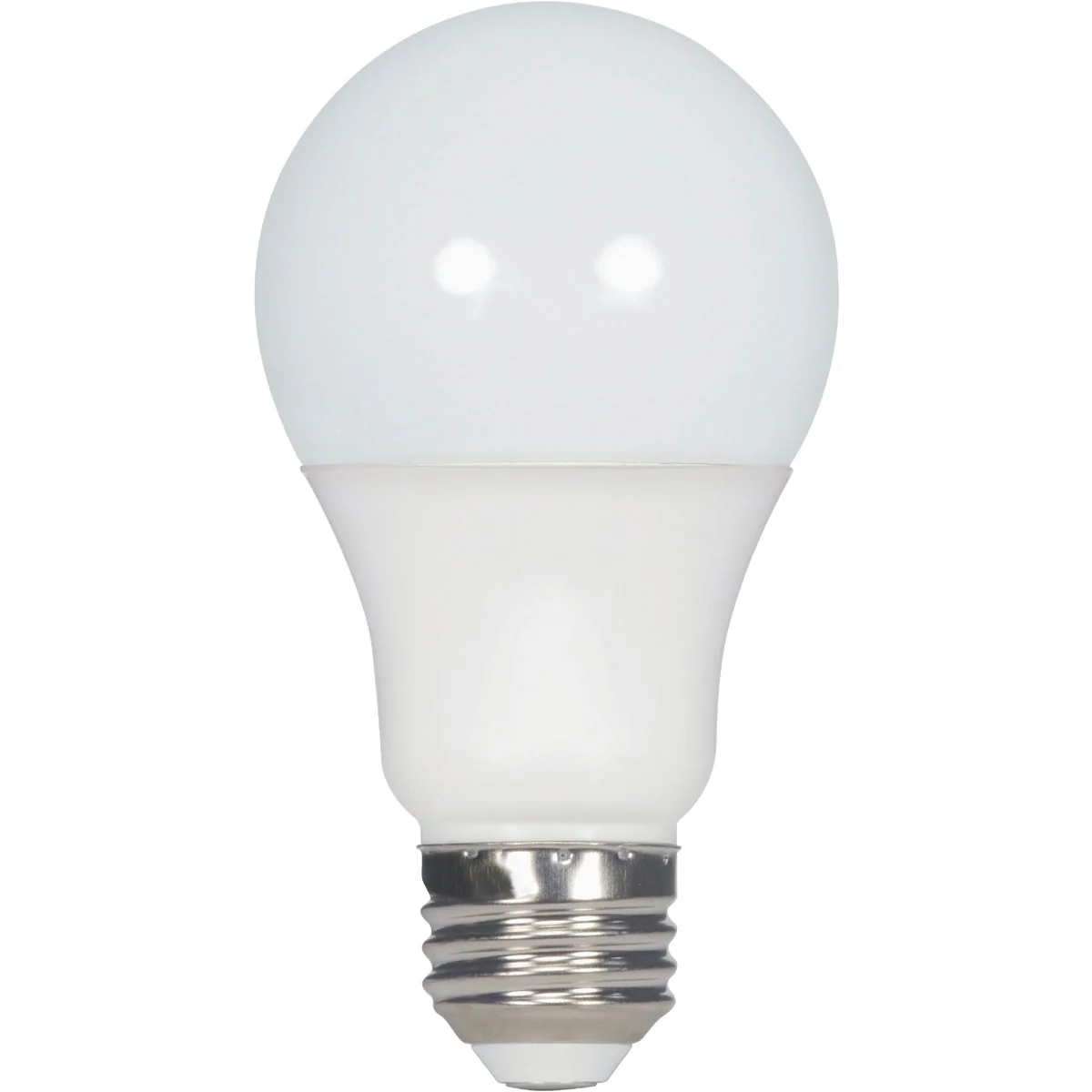 Trendy Satco 60W Equivalent Warm White A19 Medium LED Light Bulb 4-Pack Safe