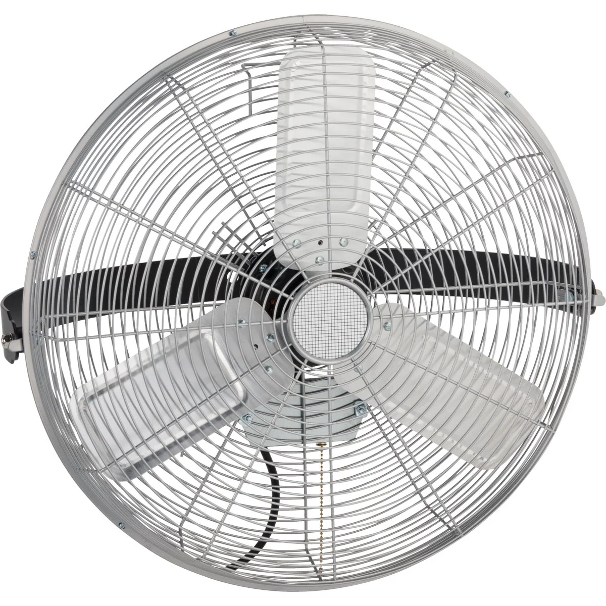 Expertly Made Comfort 20 In. 3-Speed Silver Industrial Wall-Mount Fan Smooth