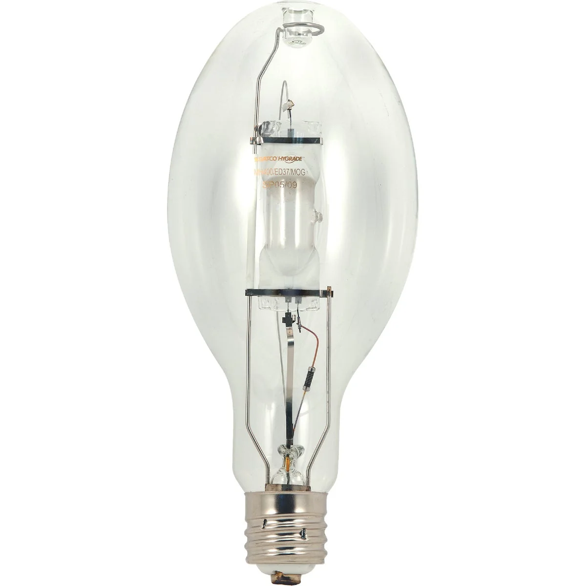 Next-Generation Satco 175W Clear ED28 Mogul Screw Metal Halide High-Intensity Light Bulb Premium