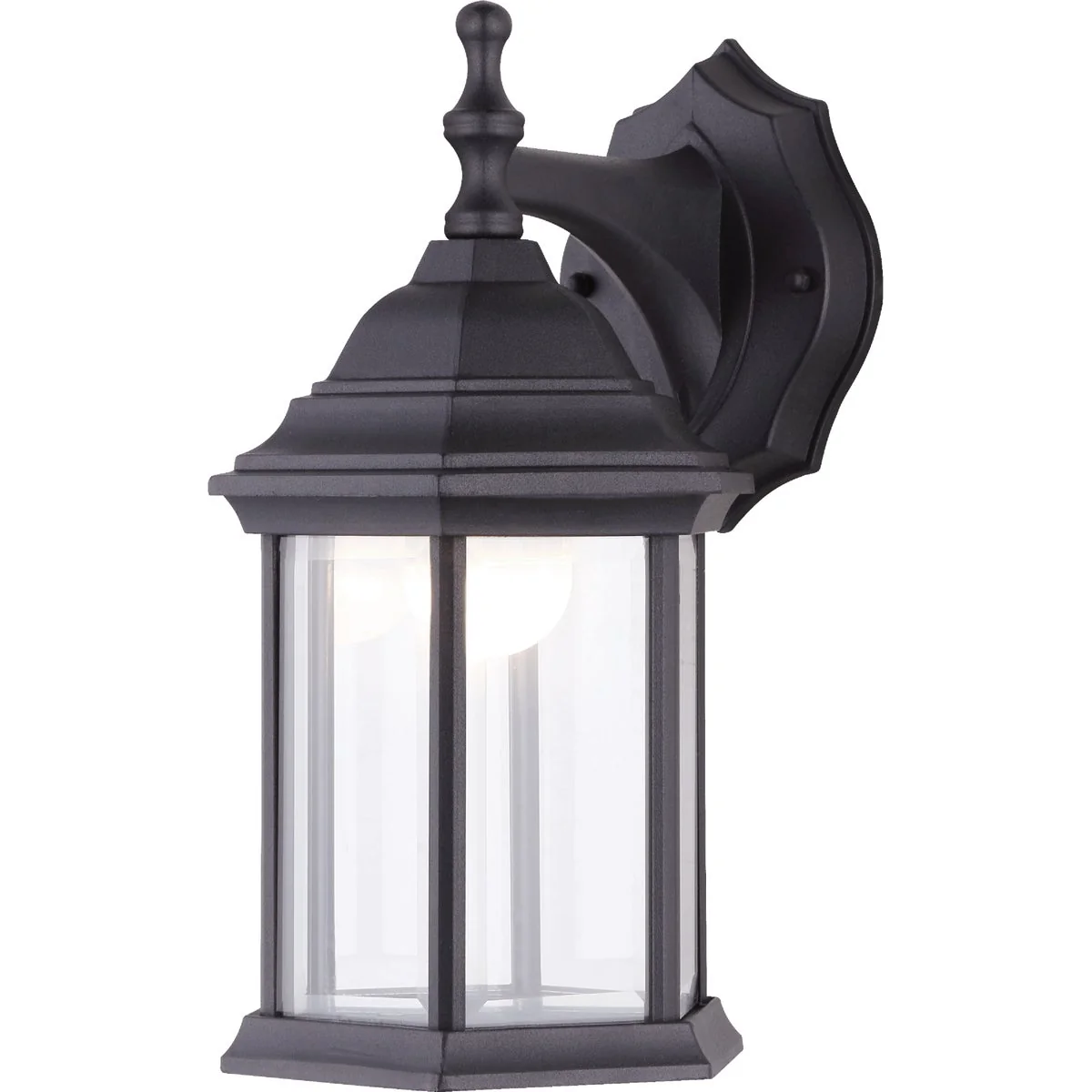 Sustainable Canarm Black LED Outdoor Wall Fixture Contemporary