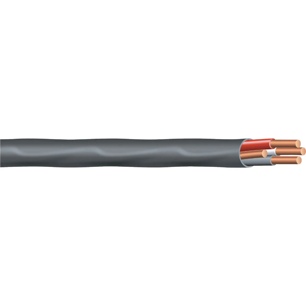 Detailed Romex 100 Ft. 8-3 Stranded Black NMW G Electrical Wire Verified