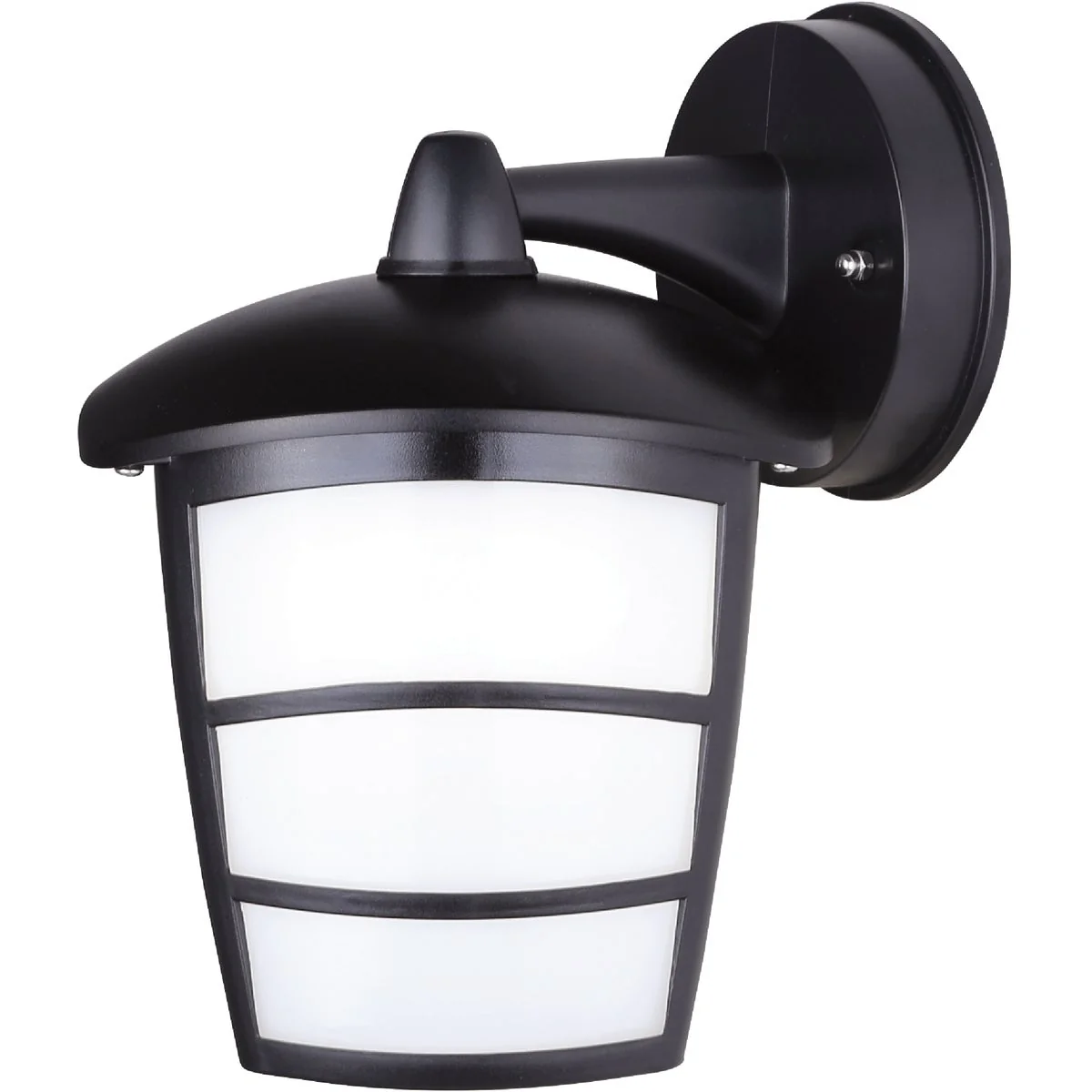 Sustainable Canarm Black LED Downlight Outdoor Wall Fixture Consistent