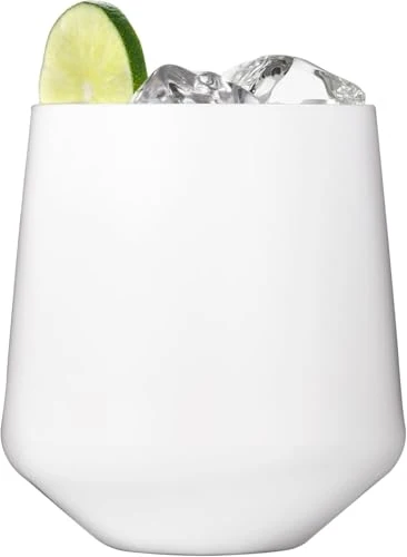 Original Unbreakable Stemless Wine Glasses 4 Count Breathable