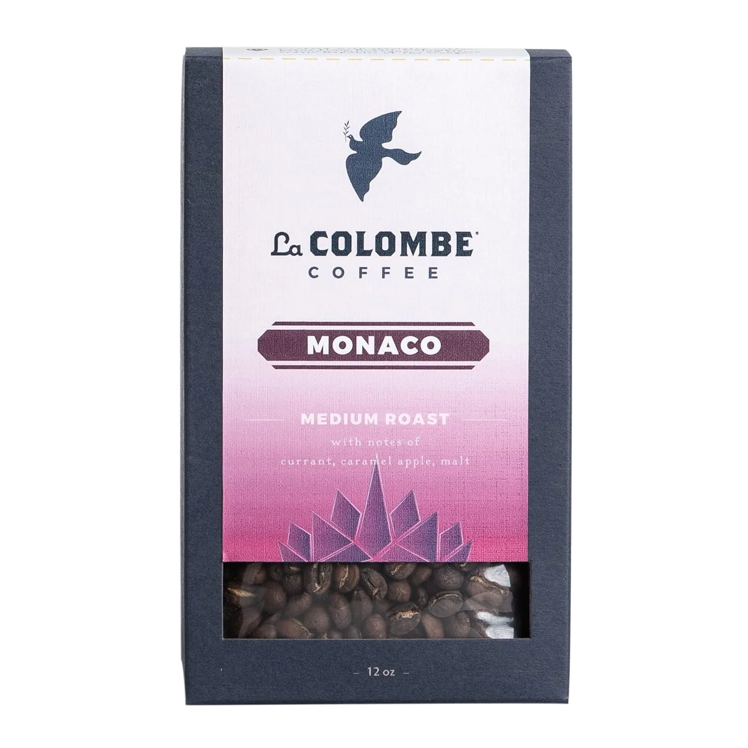 Luxury La Colombe Monaco Whole Bean Coffee Full Bodied Medium Roast Specialty Roasted 12 Oz Pack of 4 Convenient