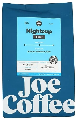 Outstanding Nightcap Decaffeinated Whole Bean Specialty Coffee 12 Ounce Practical