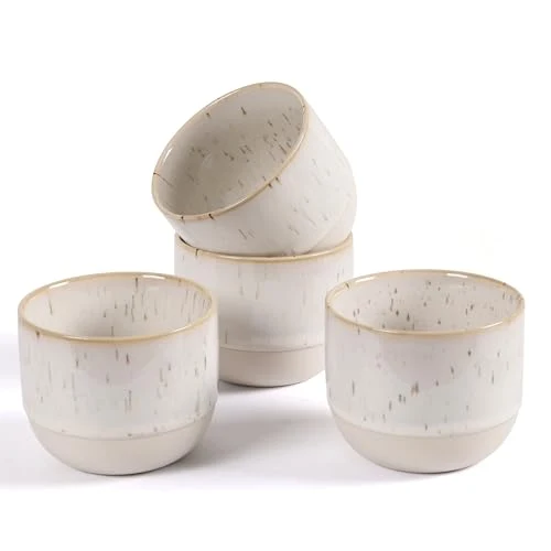 Minimalist Ceramic Espresso Cups Set of 4 4 Count Trendy