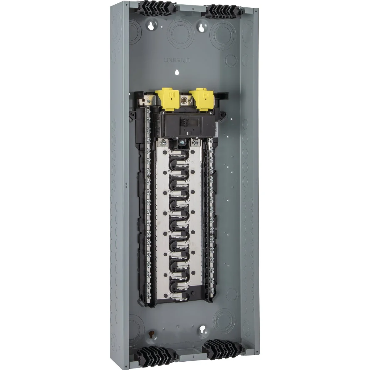 Superior Square D Homeline Qwik-Grip 200A 60-Circuit 30-Space Indoor Main Breaker Plug-On Neutral Load Center User-Friendly