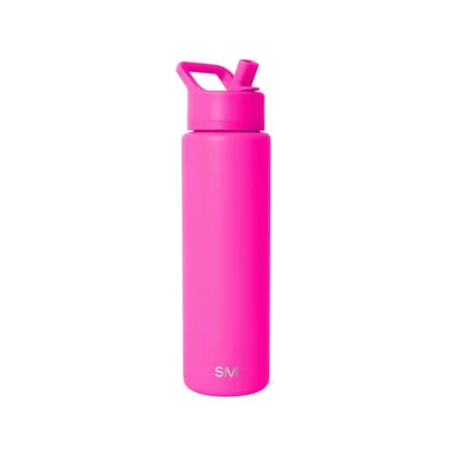 Original Insulated Water Bottle with Straw Elegant