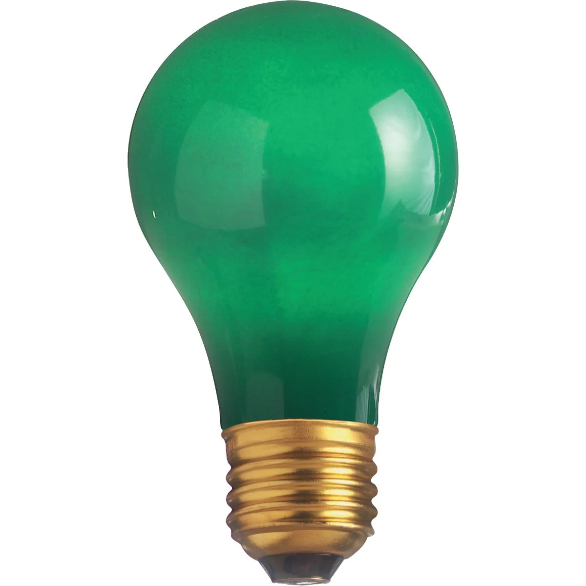 Premium Satco 25W Ceramic Green Medium A19 Incandescent Party Light Bulb Superior