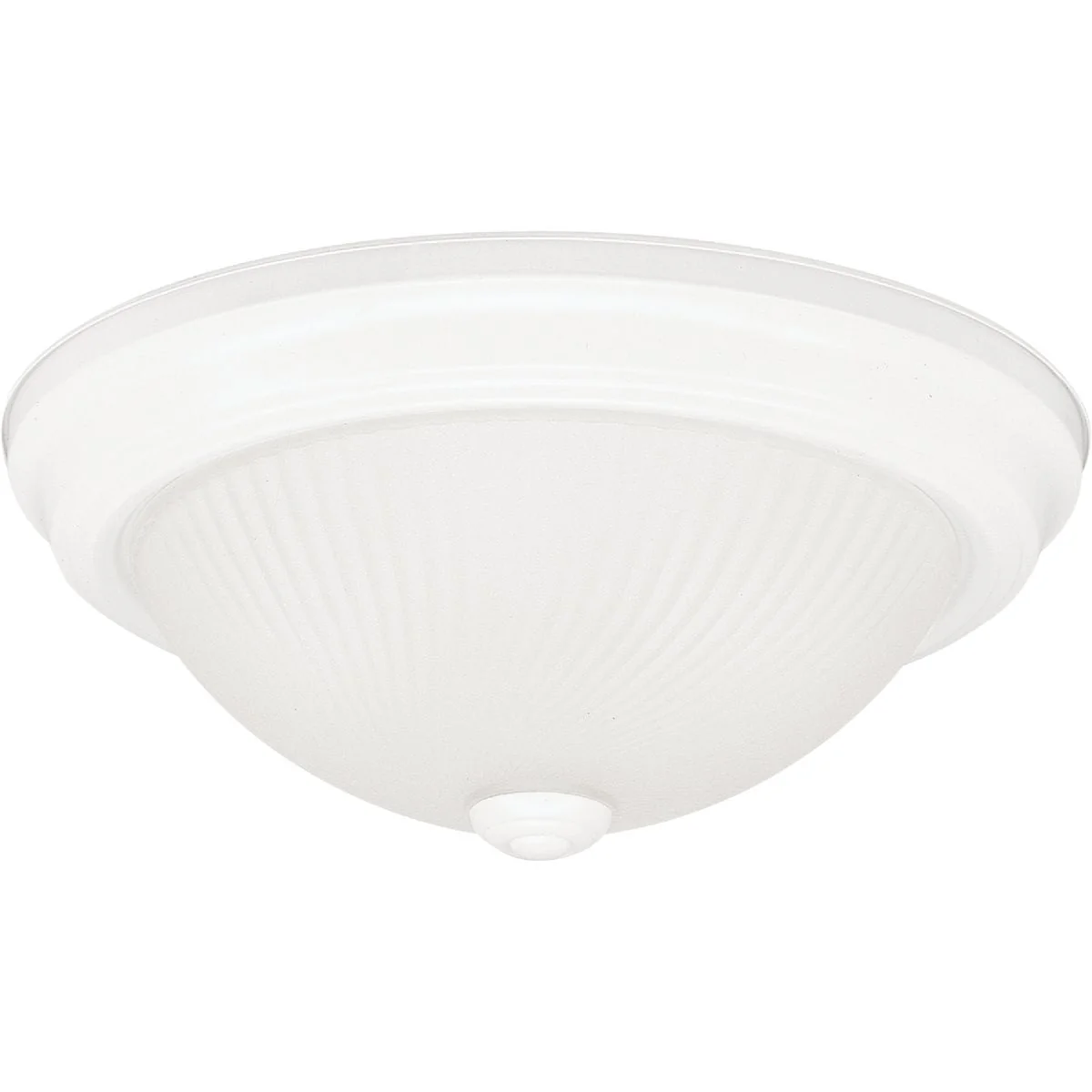 Quality Home Impressions 11 In. White Incandescent Flush Mount Ceiling Light Fixture Official