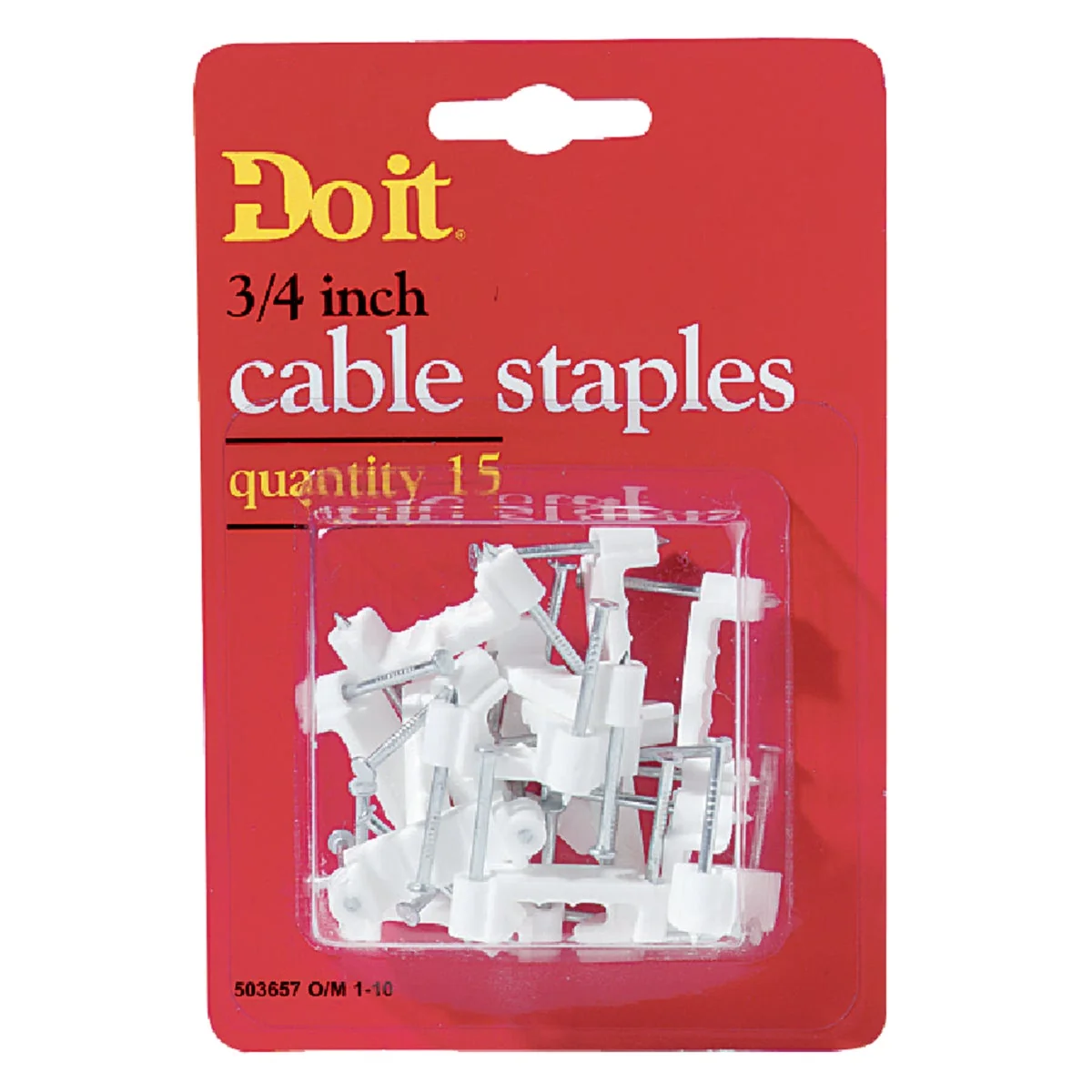 Versatile Do it 3 4 In. Plastic Cable Staple 15-Count Quality