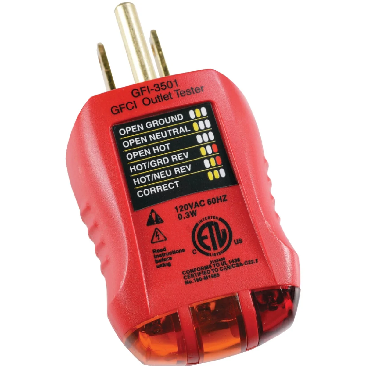 Consistent Gardner Bender Outlet and GFI Tester Pure