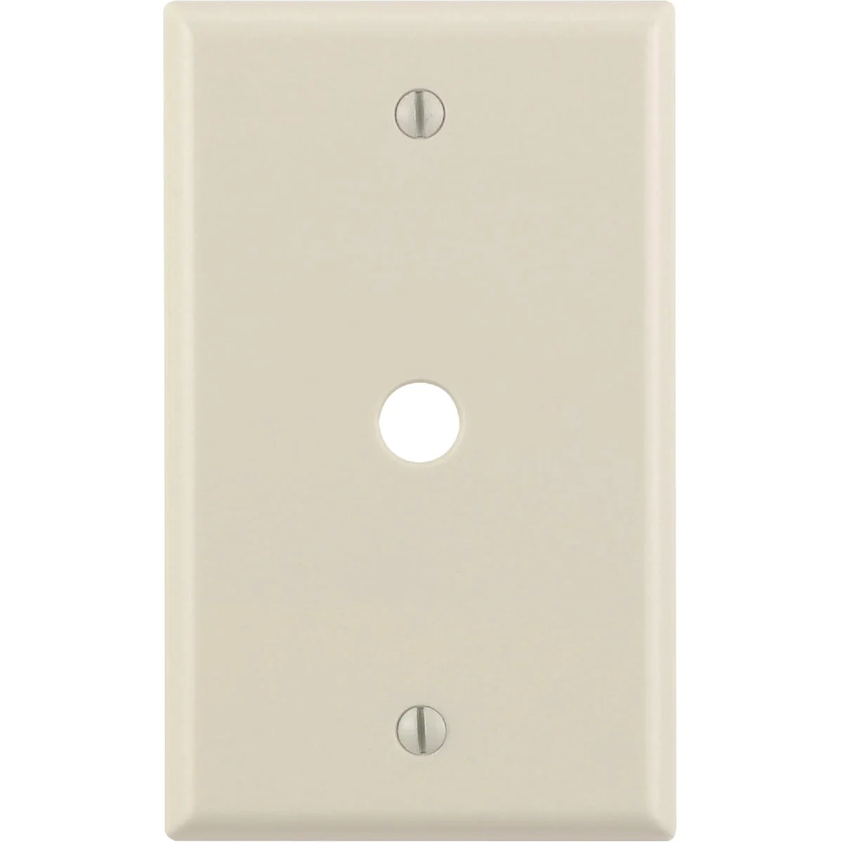 Casual Leviton 1-Gang Plastic Light Almond Telephone Cable Wall Plate with 0.312 In. Hole Carefully Designed