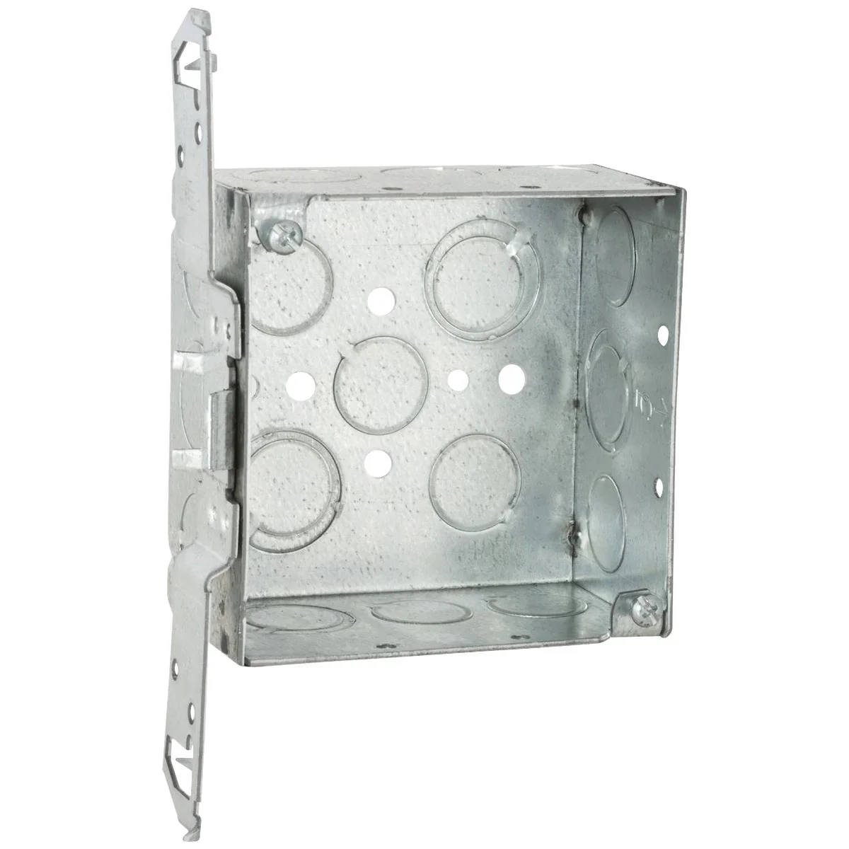 Durable Raco Bracket Mount 4 In. x 4 In. Welded Steel Square Box Consistent