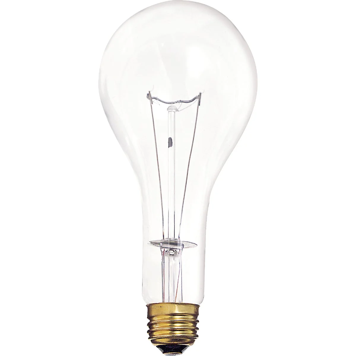 Refined Satco 300W Clear Medium Base PS25 Incandescent High Wattage Light Bulb Recyclable