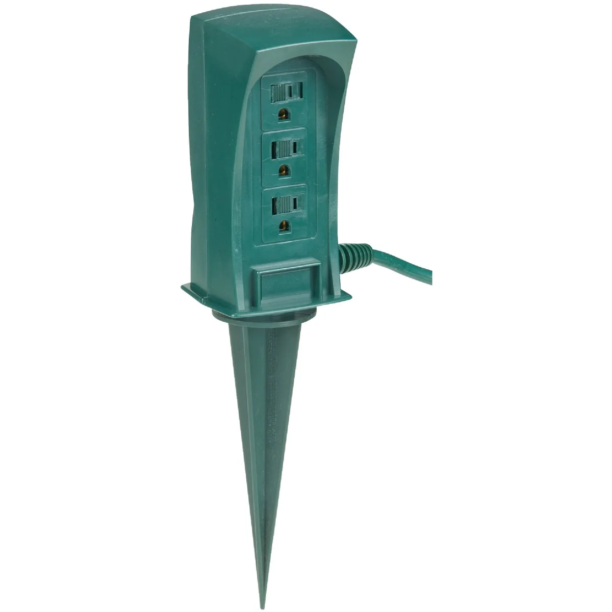 Fine Crafted Do it 3-Outlet 13A Outdoor Power Stake with 6 Ft. Cord Professional