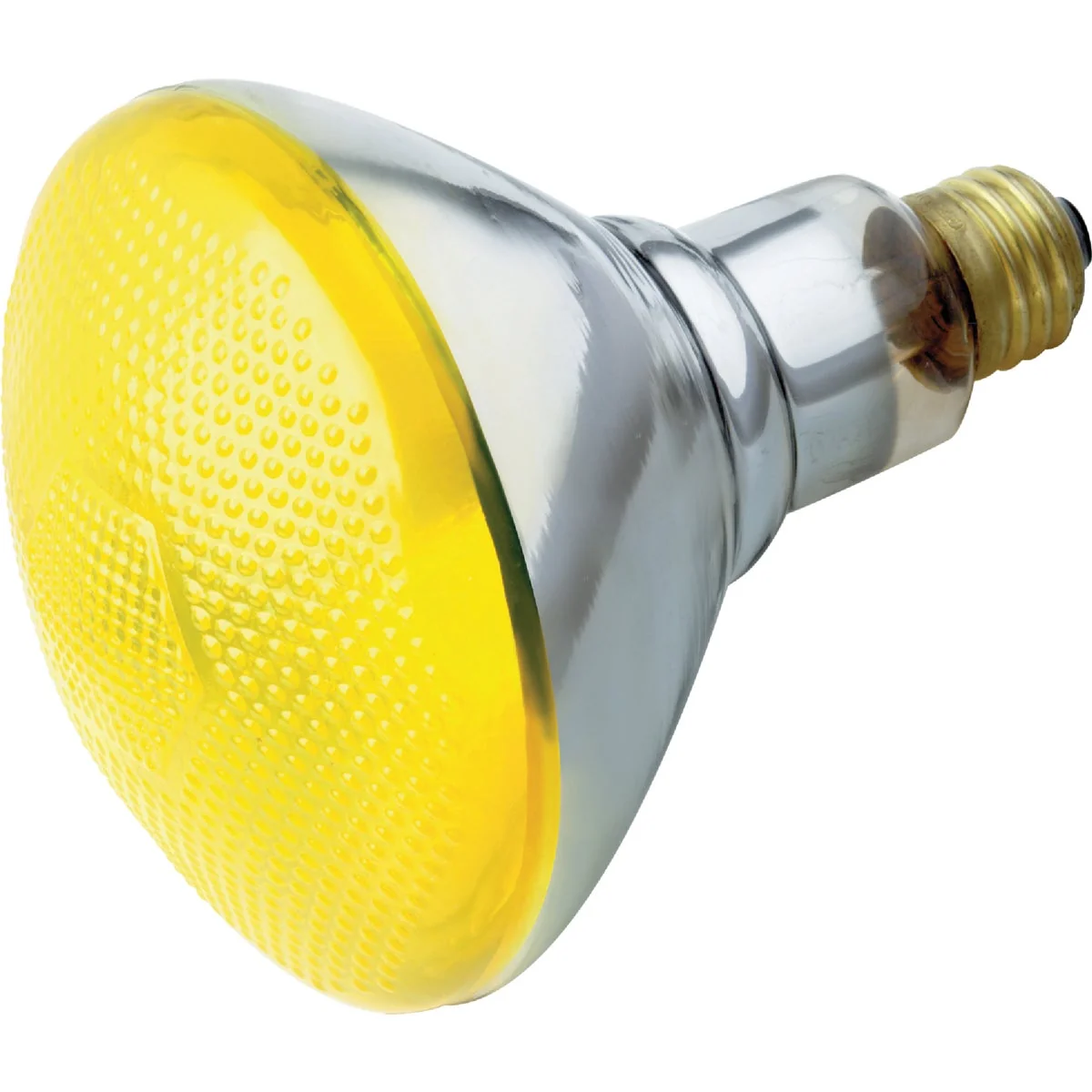Fine Satco 100W Yellow Medium Base BR38 Incandescent Bug Floodlight Bulb Top-Quality